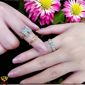 Nhẫn nữ vàng màu (mã NVM 2175)